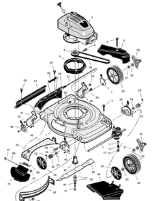 Part Location Diagram of F-02424L Murray Book, Instruction